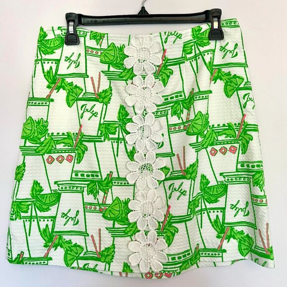 Lilly Pulitzer | Just Add Mint Julep Skirt (Size 6) - Picture 1 of 3